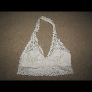 Aerie Boho Lace Halter Bralette